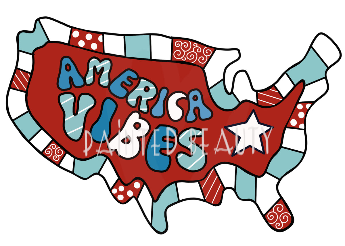 America Vibes - Painted Beauty Designs
