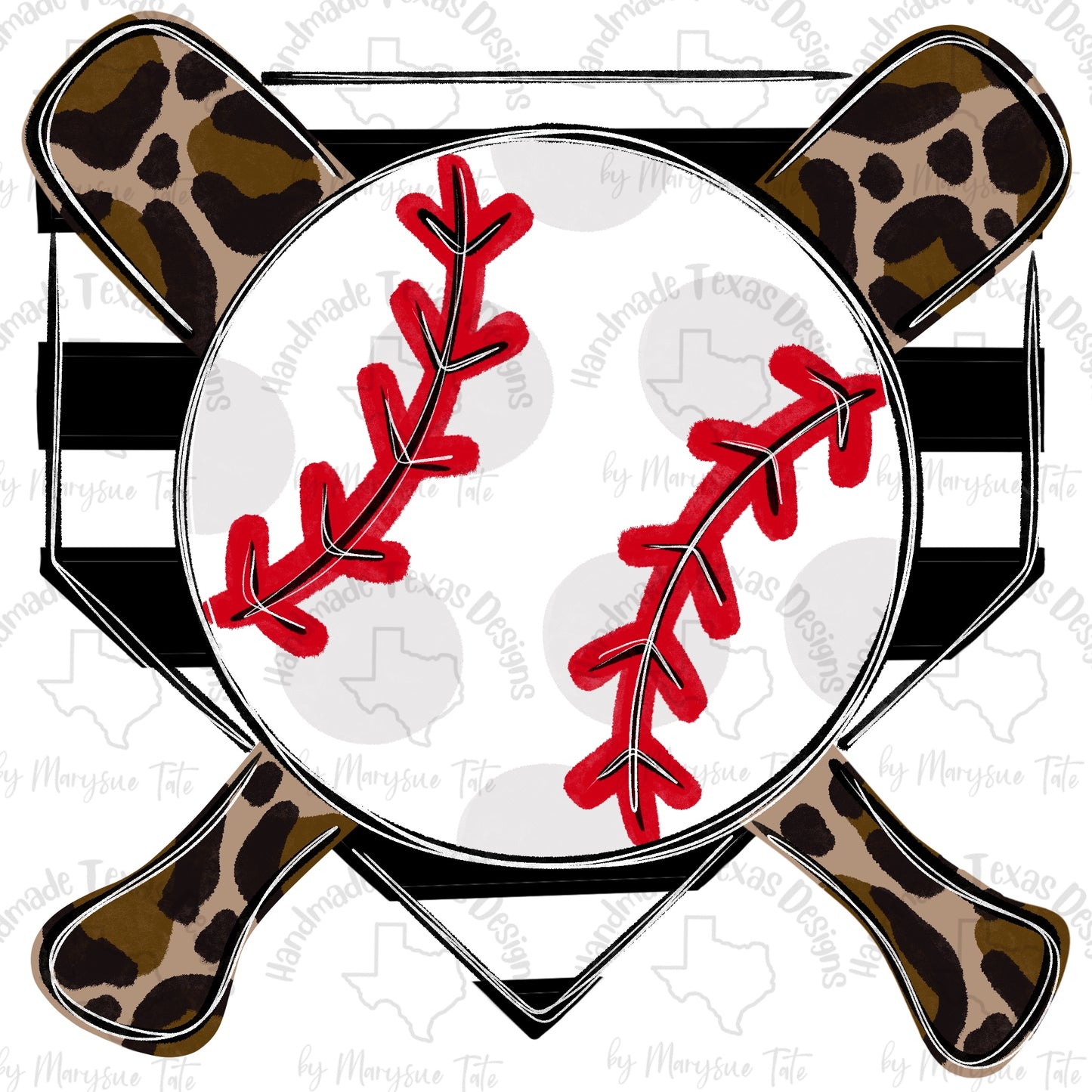 Baseball Home Plate - Handmade Texas Designs