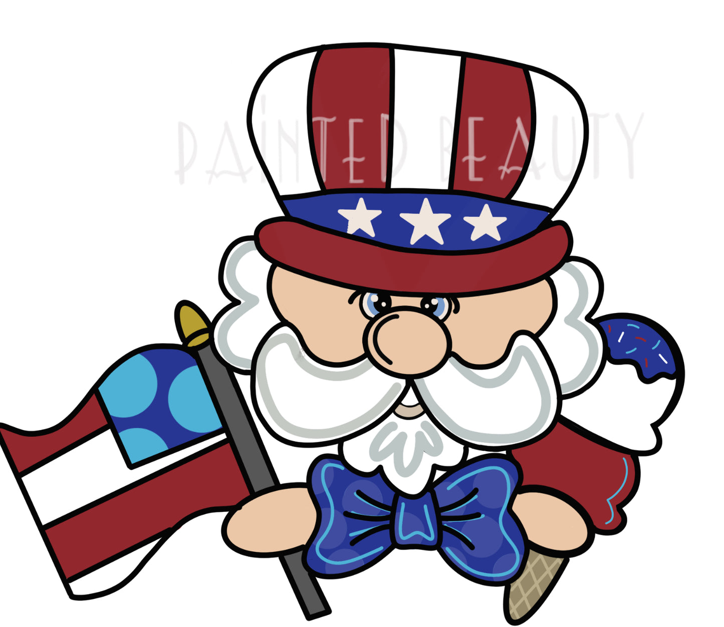 Uncle Sam - Painted Beauty Designs