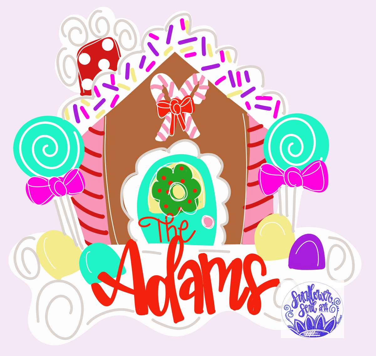 Gingerbread House - Sunflower Soul Art