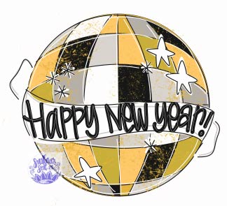 Happy New Year - Sunflower Soul Art