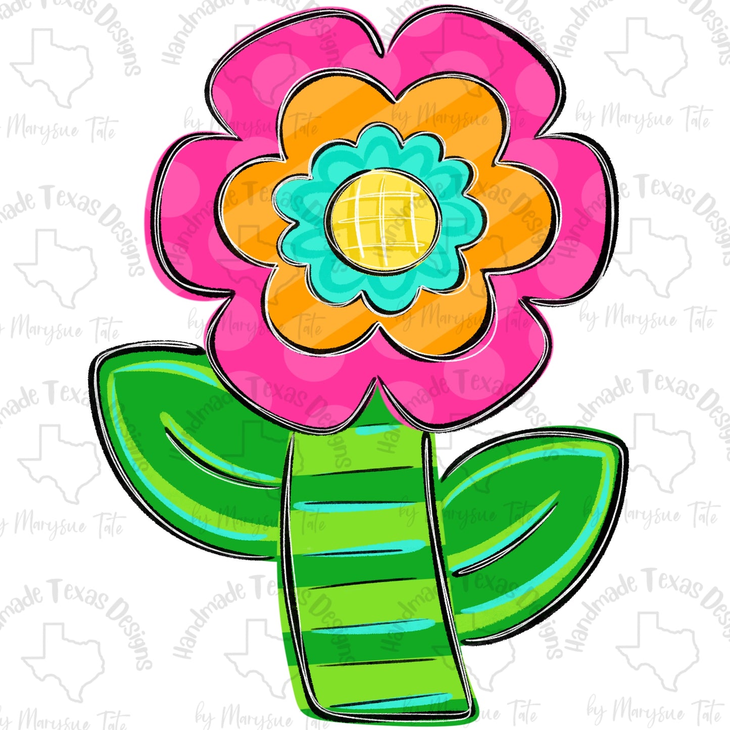Funky Flower - Handmade Texas Designs