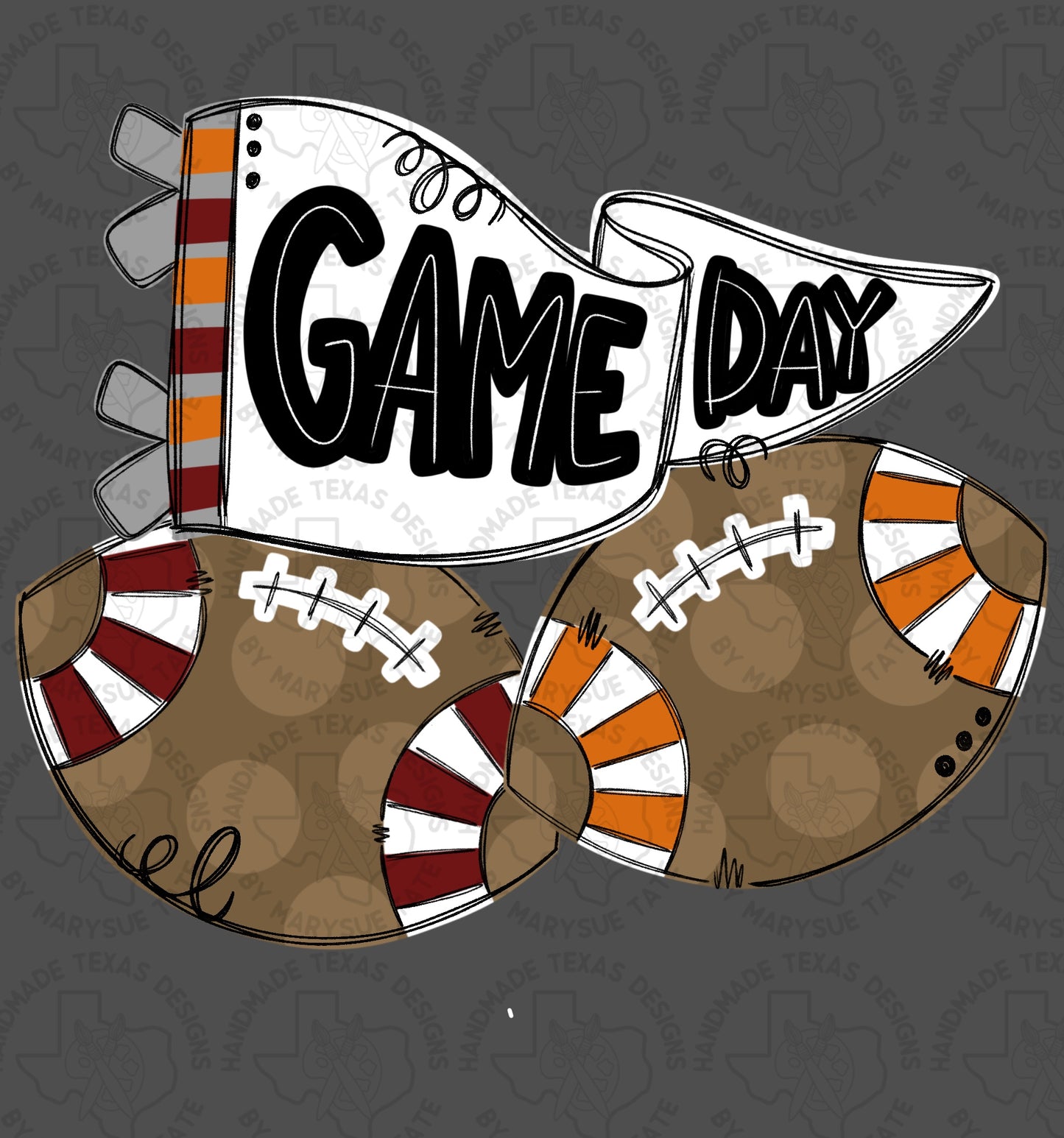 Game Day House Divided - Handmade Texas Designs