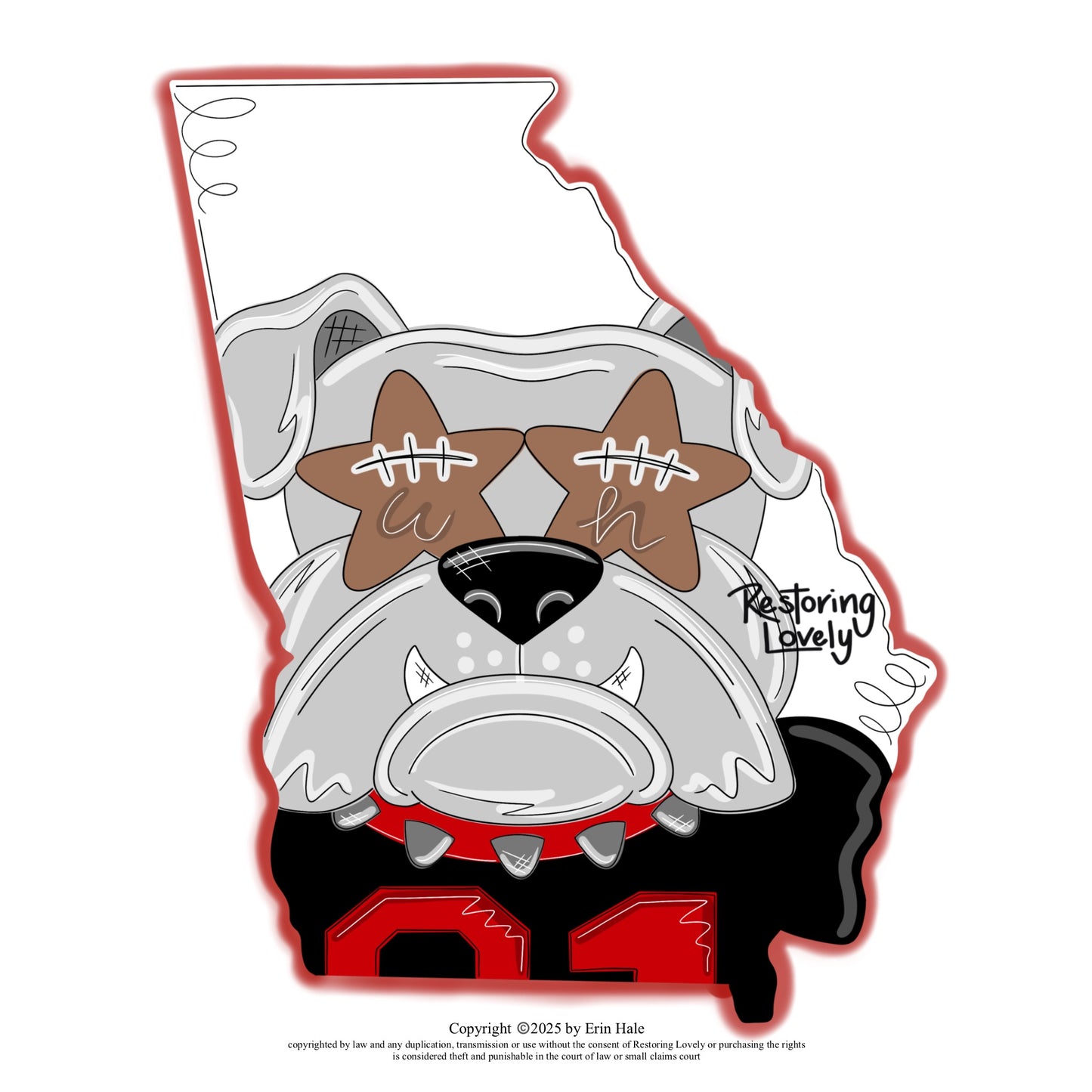 Georgia State Bulldog - Restoring Lovely
