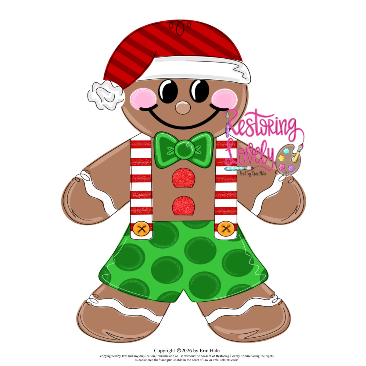 Gingerbread Boy - Restoring Lovely