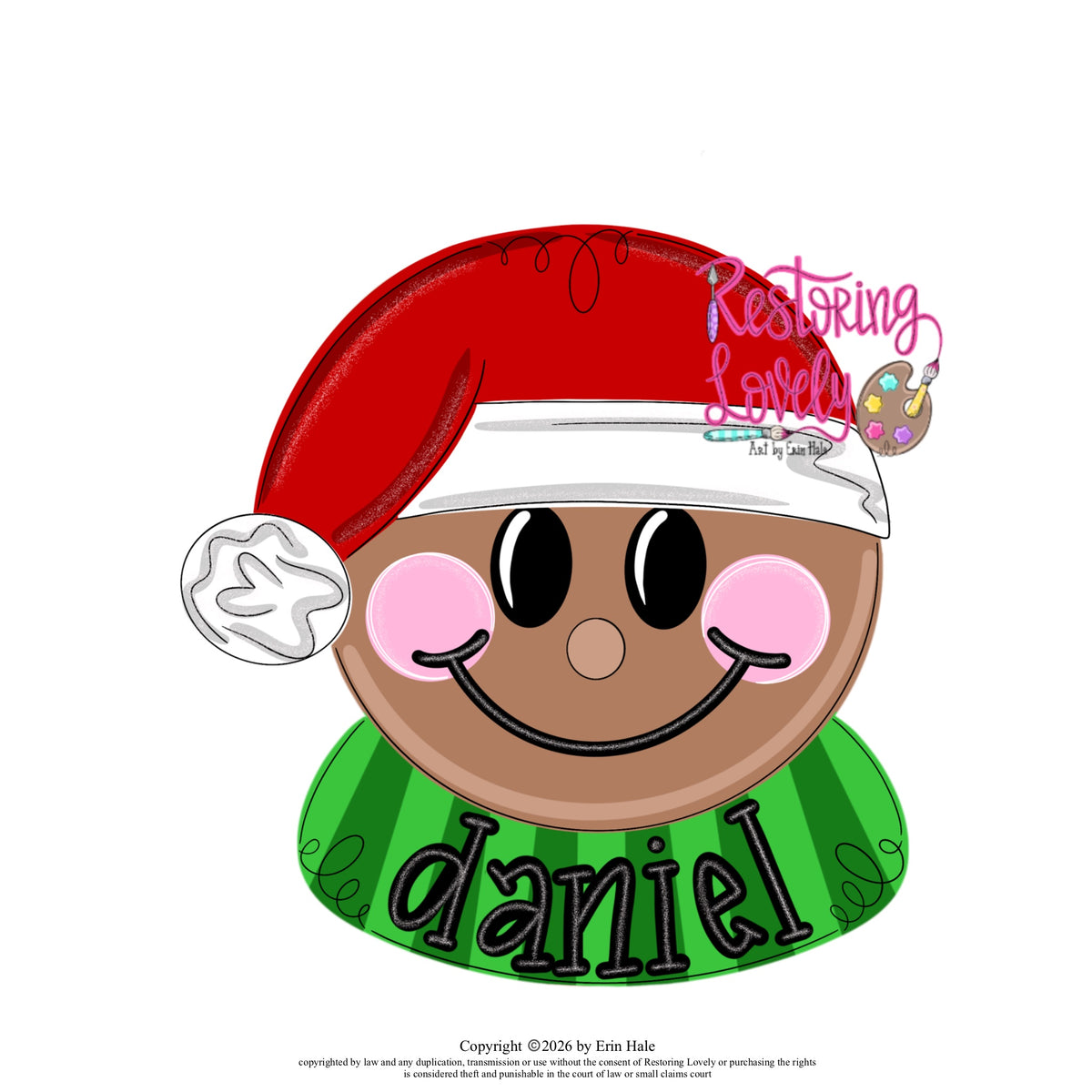 Gingerbread Boy Ornament - Restoring Lovely
