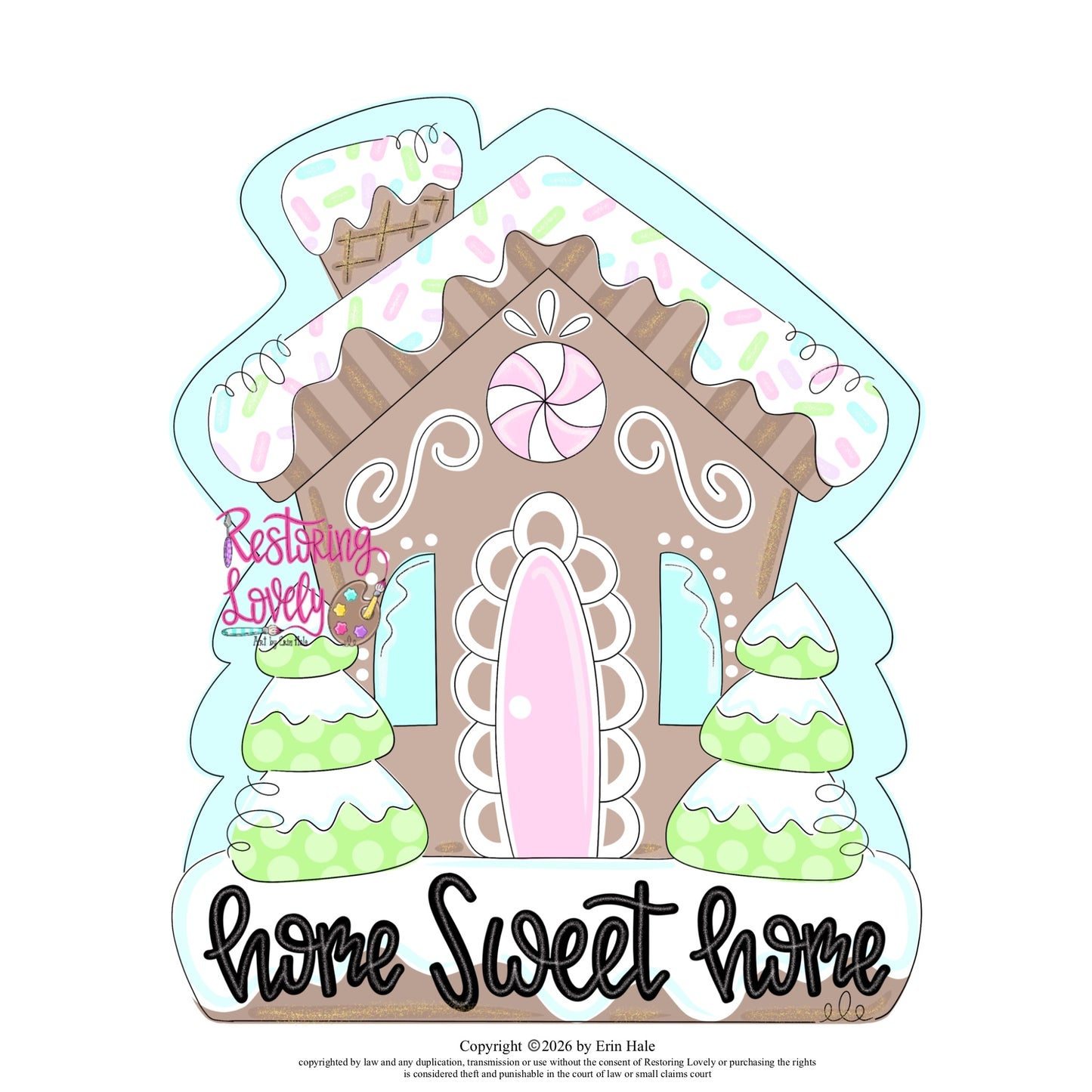 Gingerbread House - Restoring Lovely