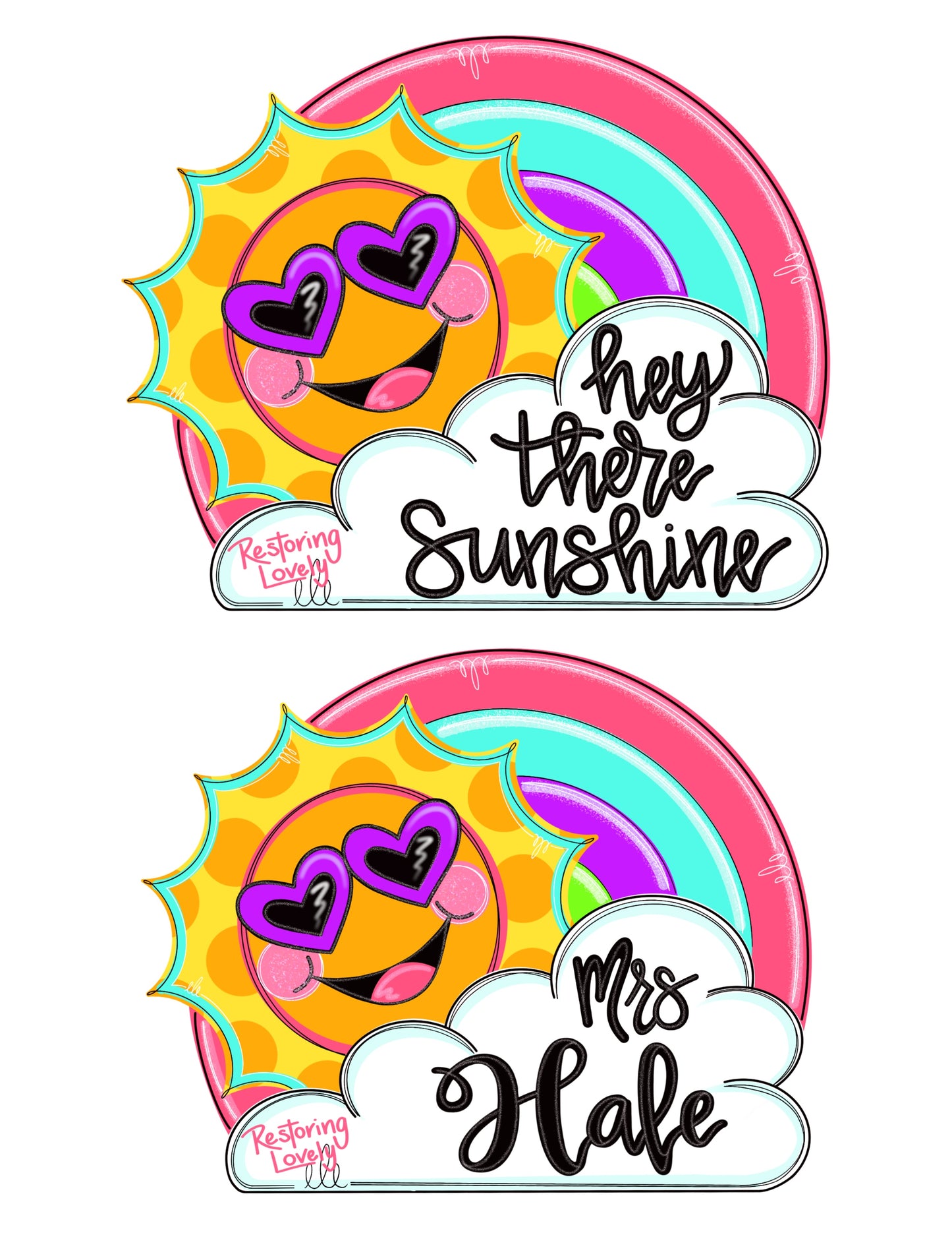 Hey There Sunshine Sun - Restoring Lovely