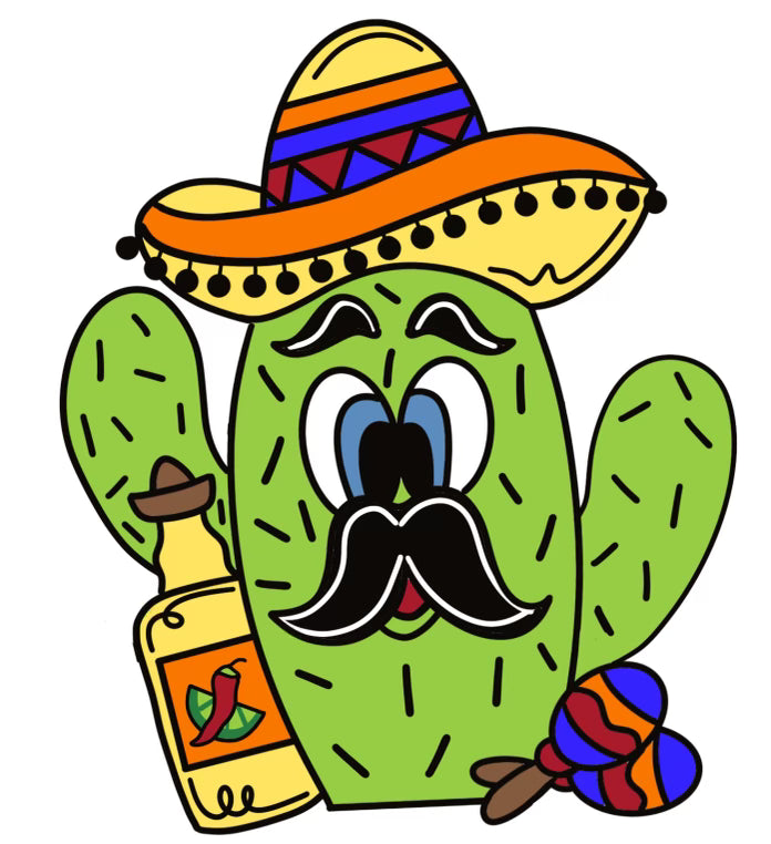 Cinco Cactus - Painted Beauty Designs