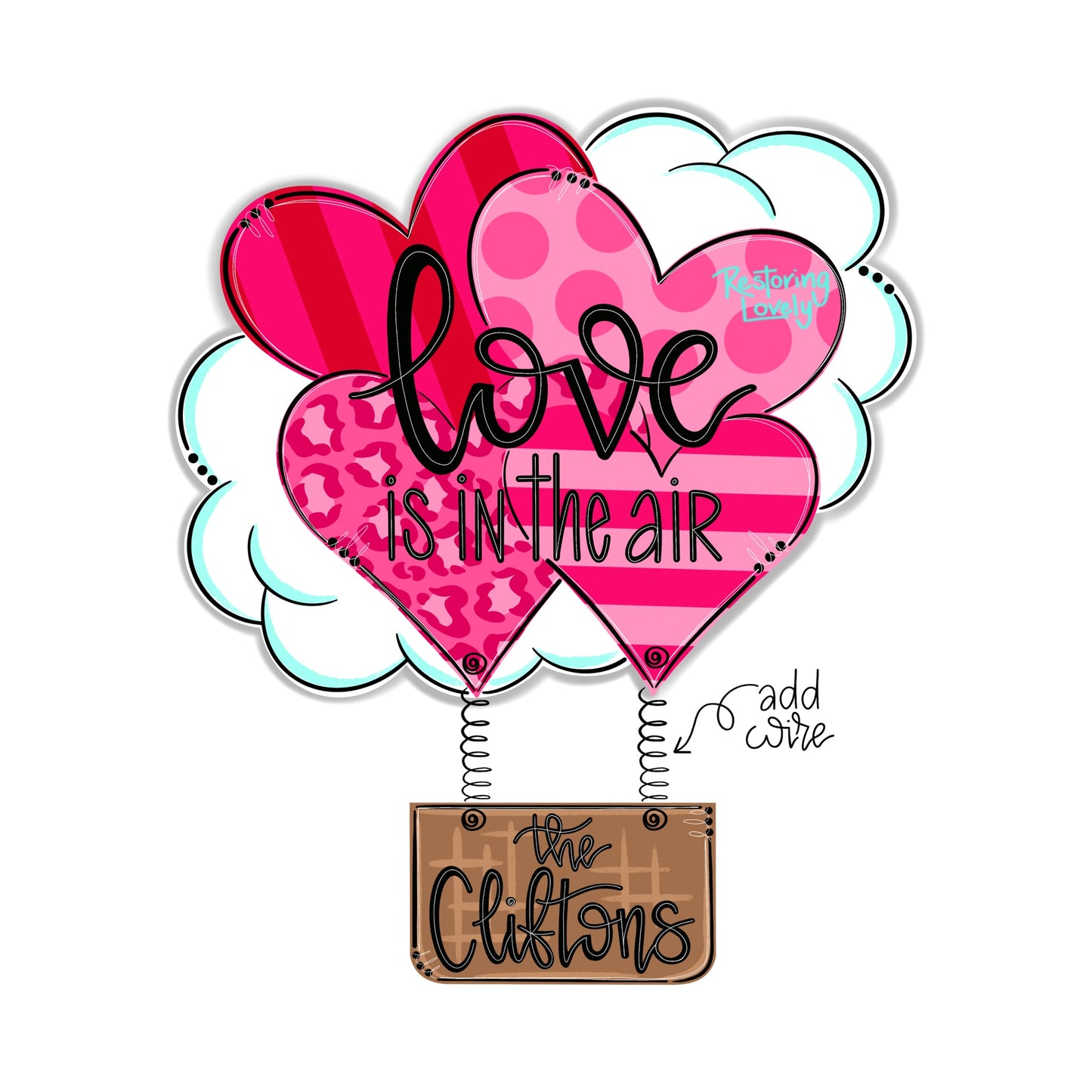 Love Hot Air Balloon - Restoring Lovely