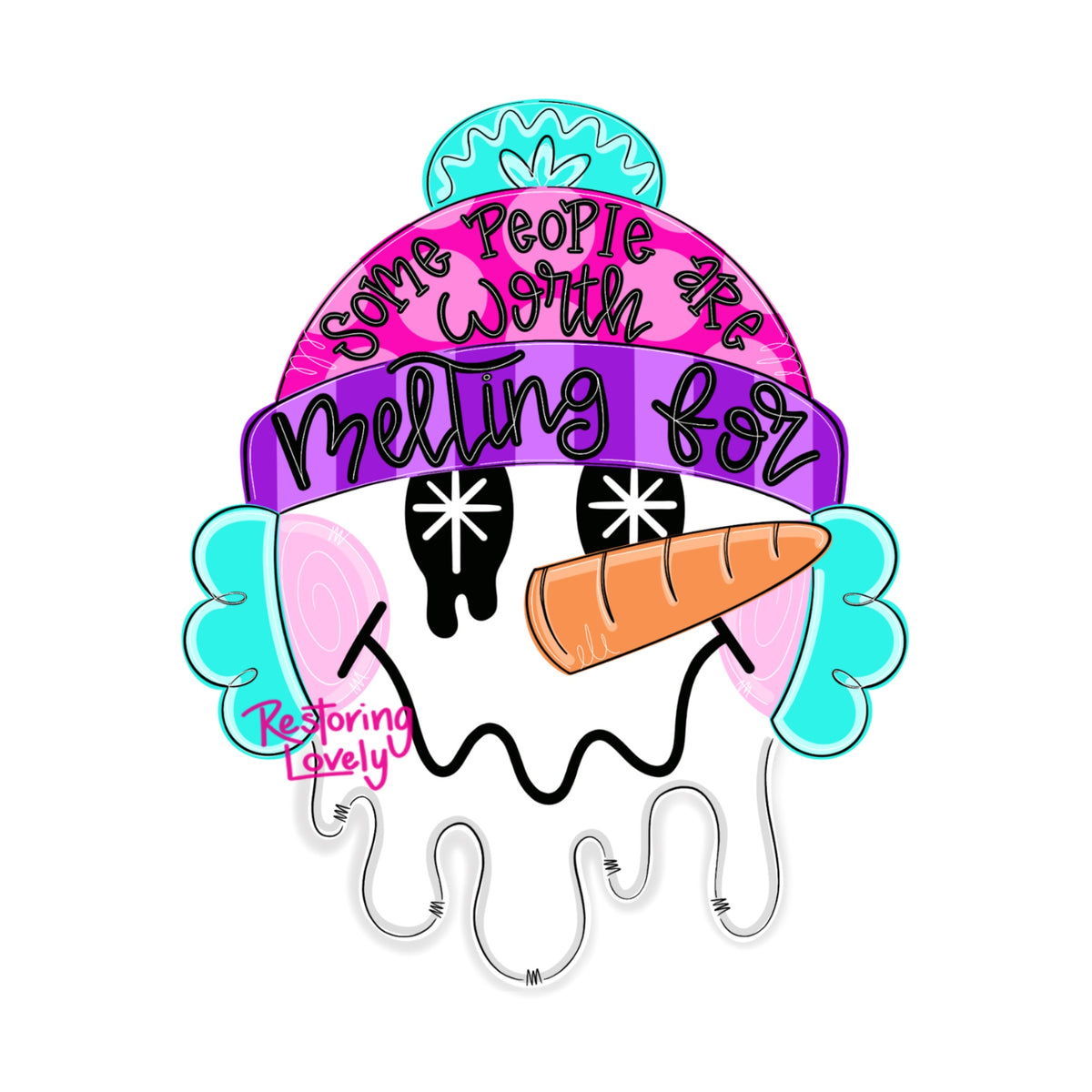 Melting for Snowman - Restoring Lovely