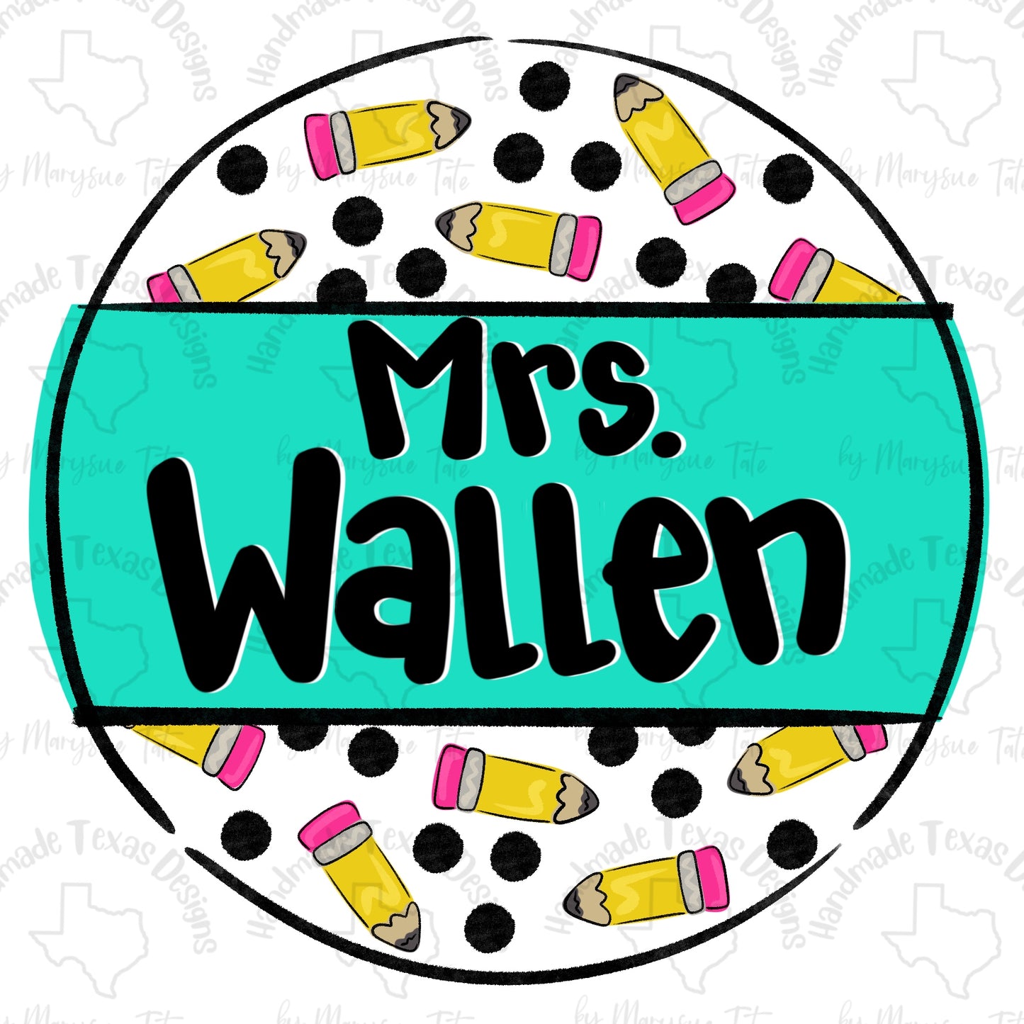 Pencil Round - Handmade Texas Designs