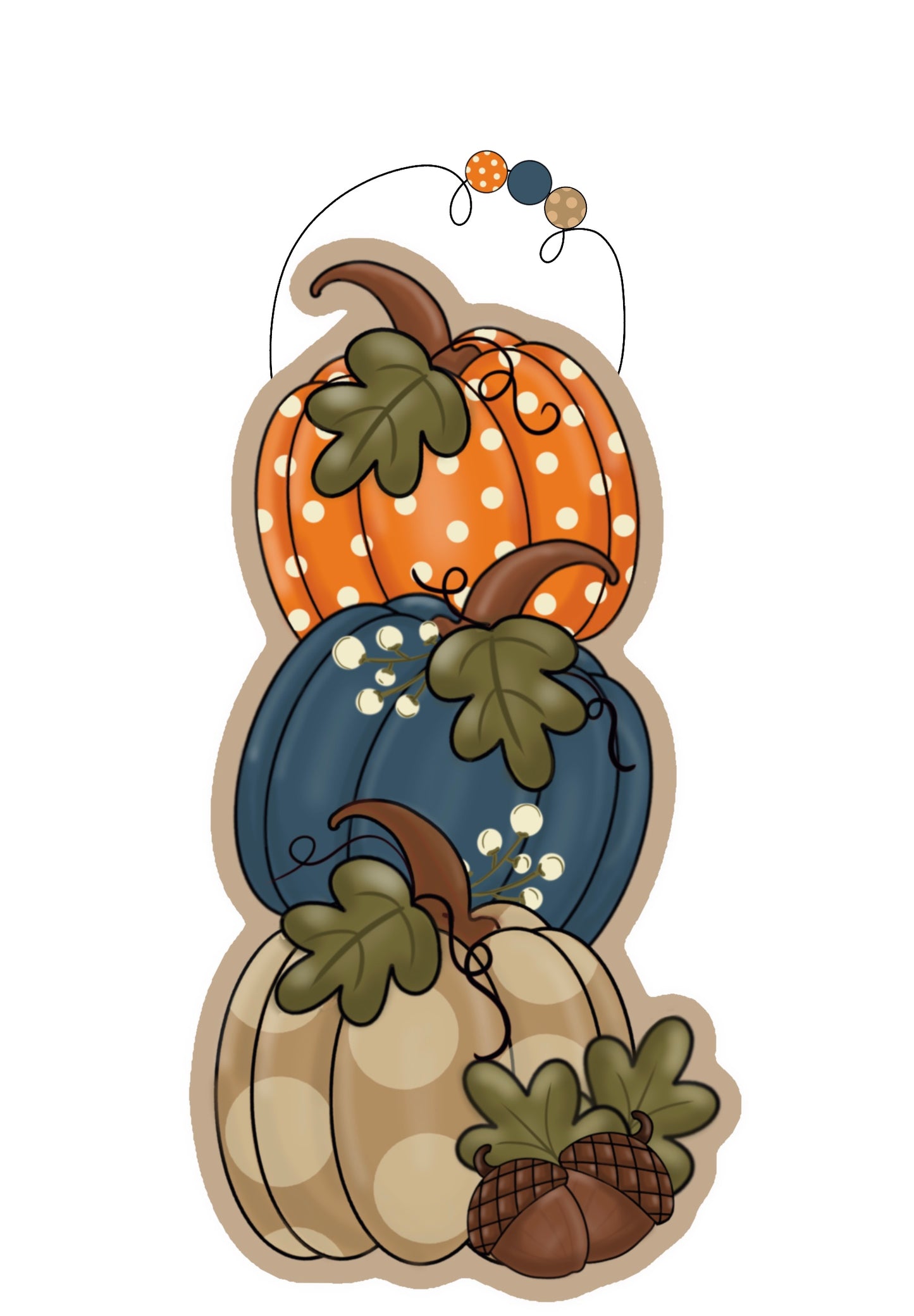 Pumpkins and Acorns - The Perfect Palette