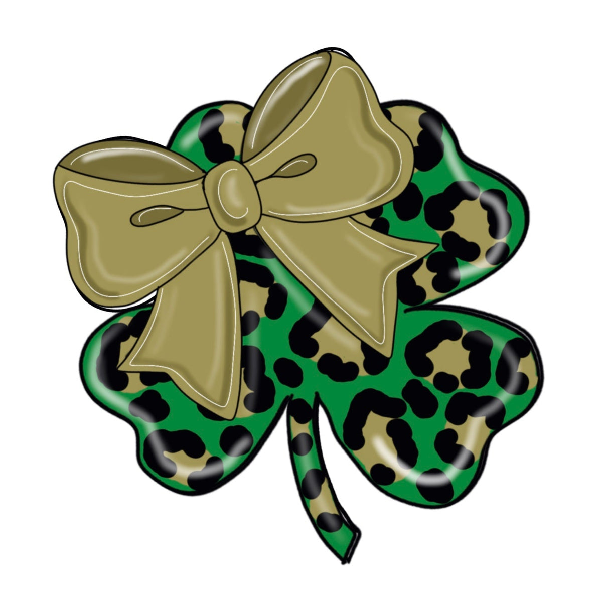 Shamrock with bow - The Perfect Palette