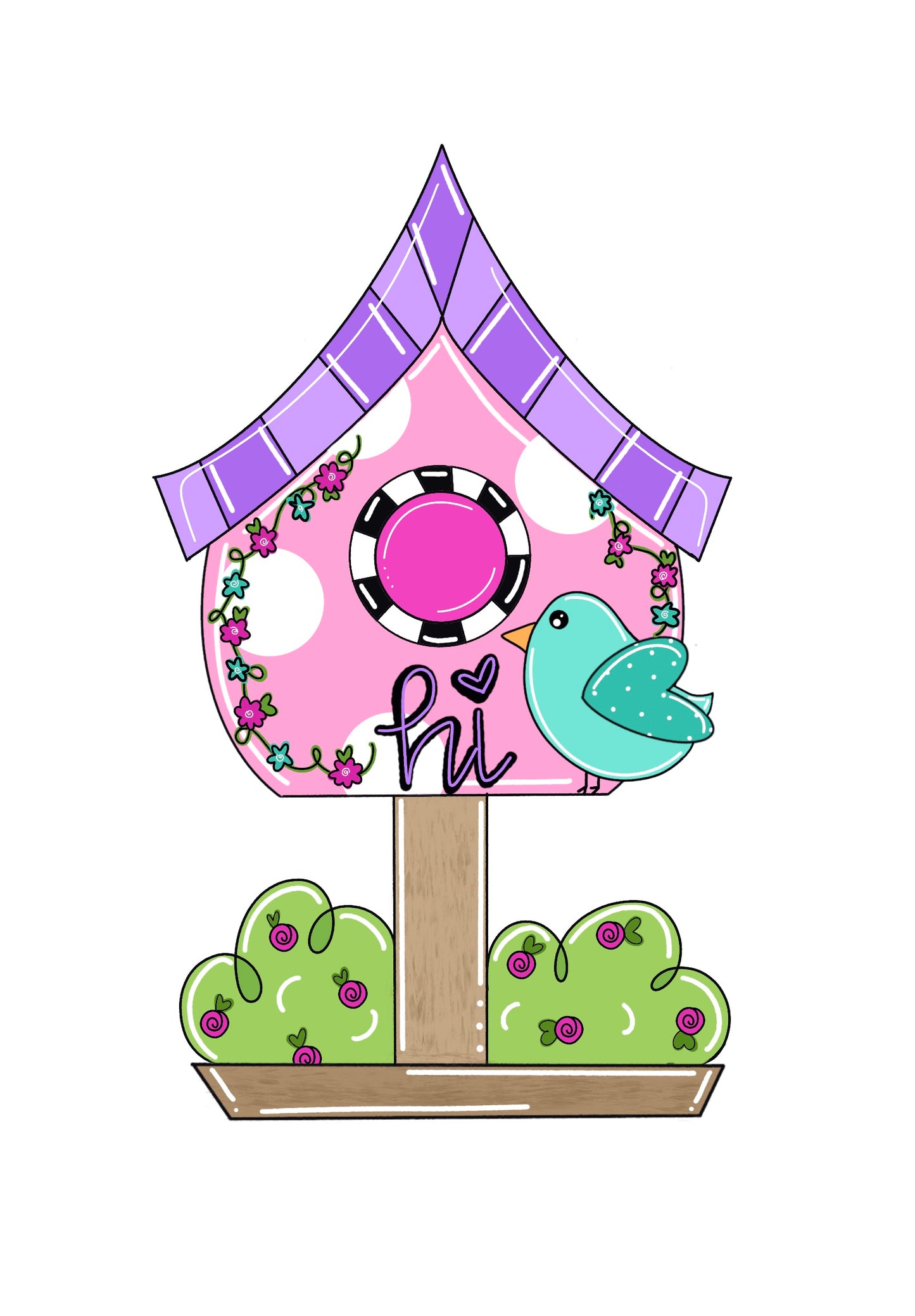 Spring Birdhouse - The Perfect Palette