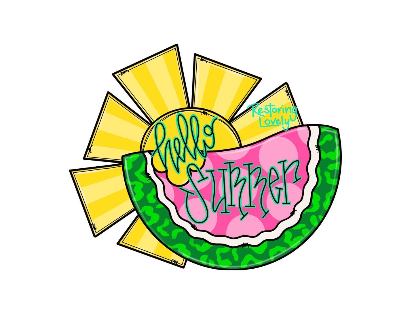 Sunshine Watermelon - Restoring Lovely