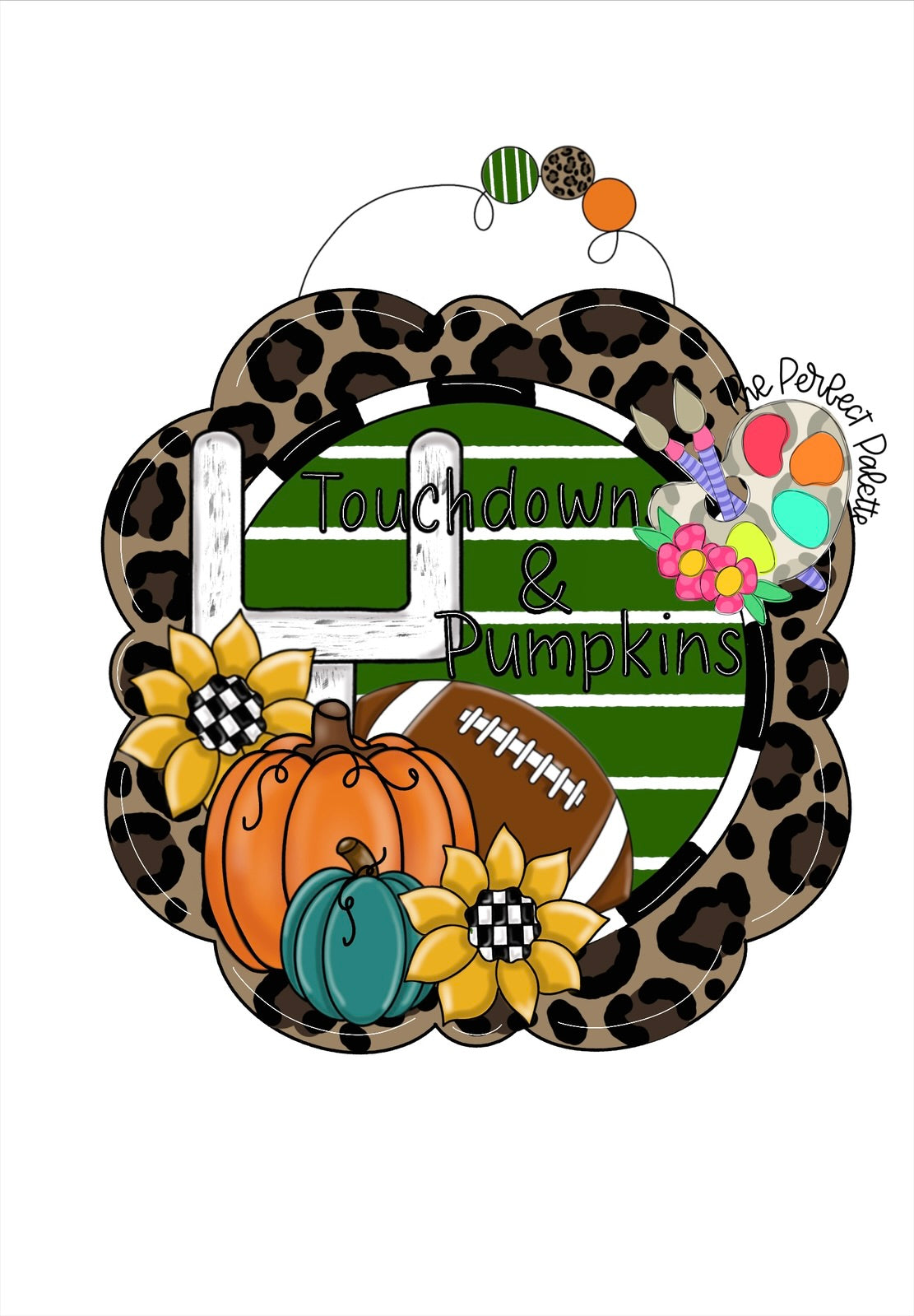 Touchdowns and Pumpkins - The Perfect Palette