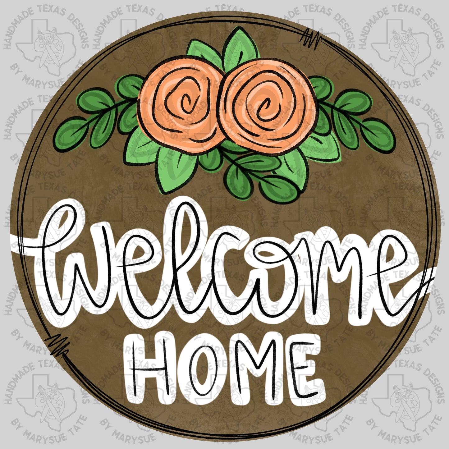 Welcome Round - Handmade Texas Designs