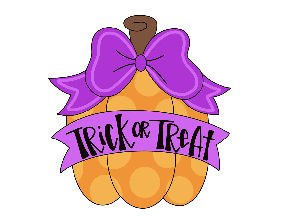 Pumpkin Trick or Treat - Painted Beauty Designs
