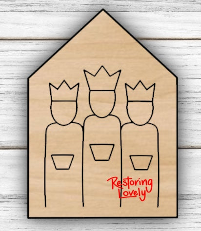 Three Kings Nativity Ornament - Restoring Lovely