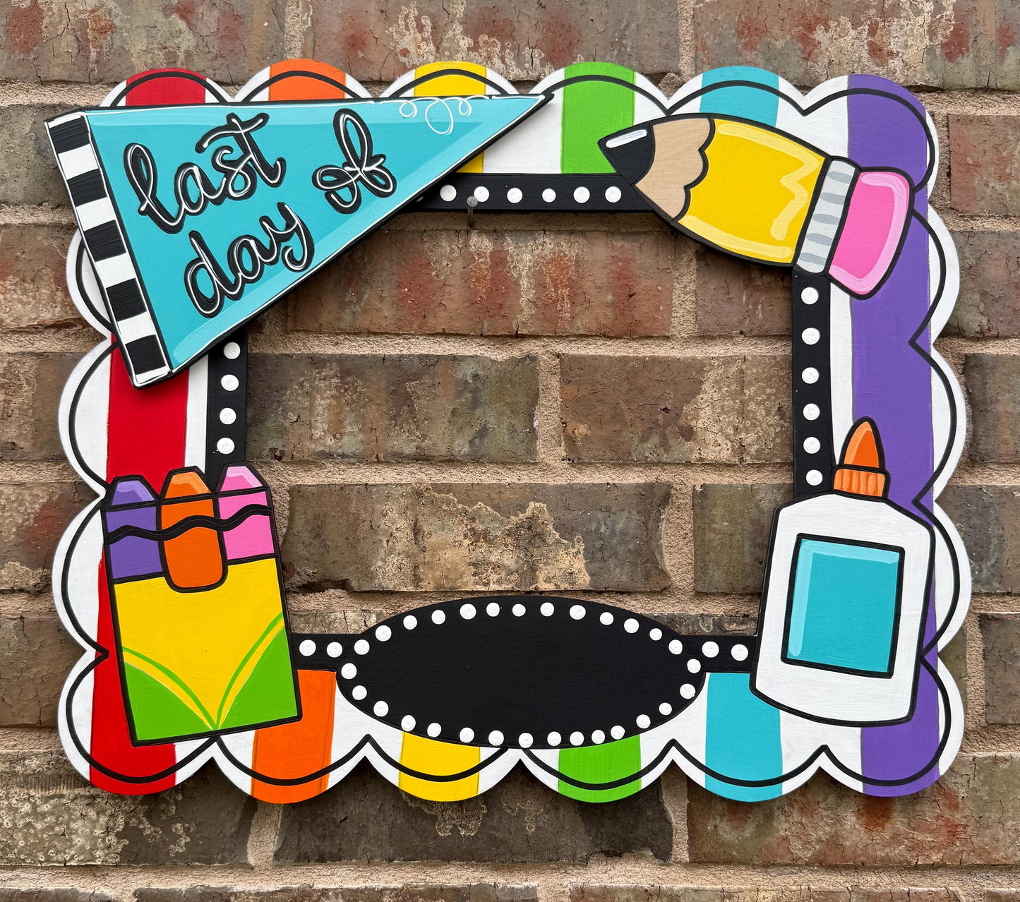 First and Last Day of School Sign, Photo Prop, 18”x21”