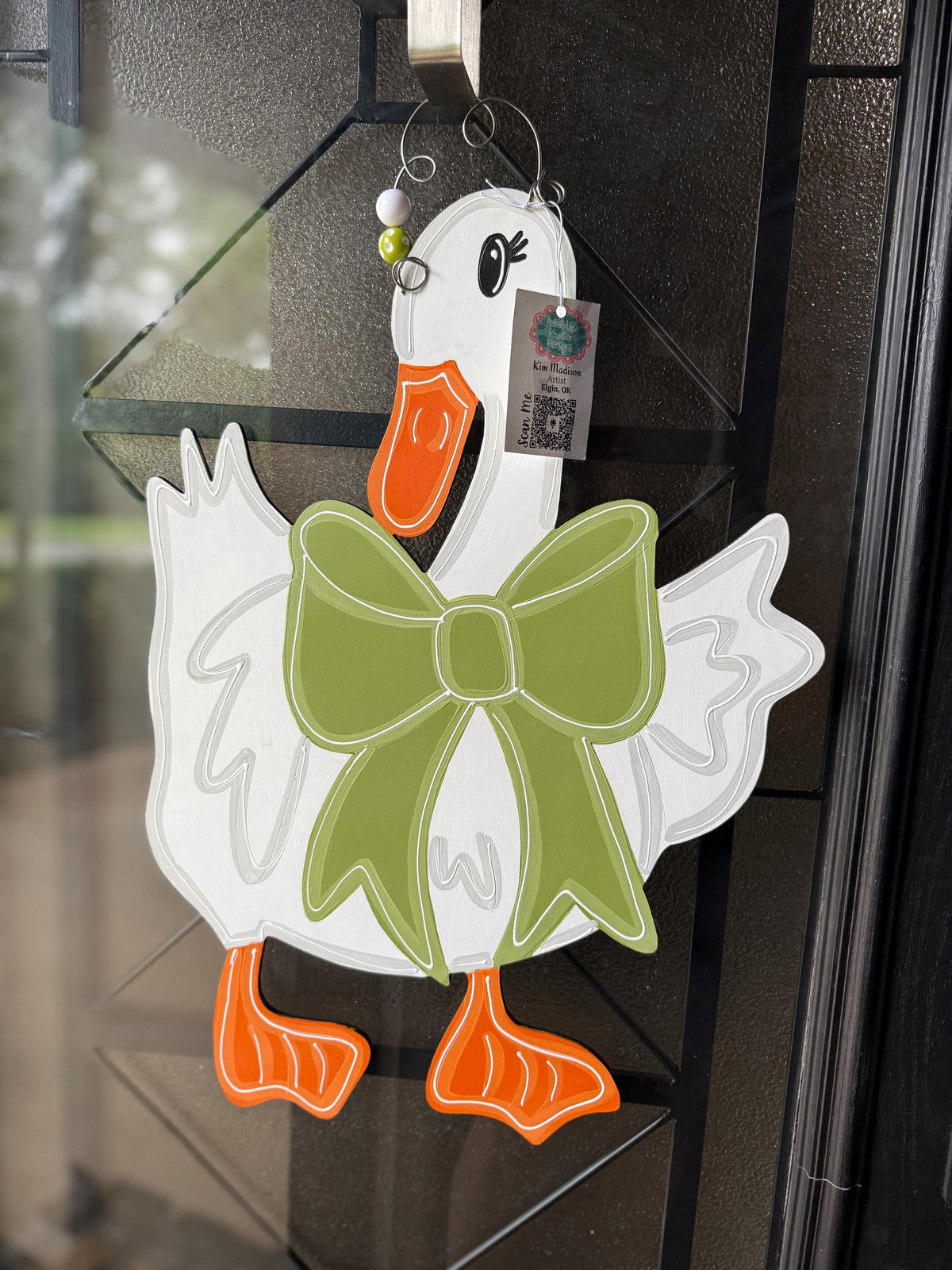 Porch Goose Door Hanger, (16"x22")