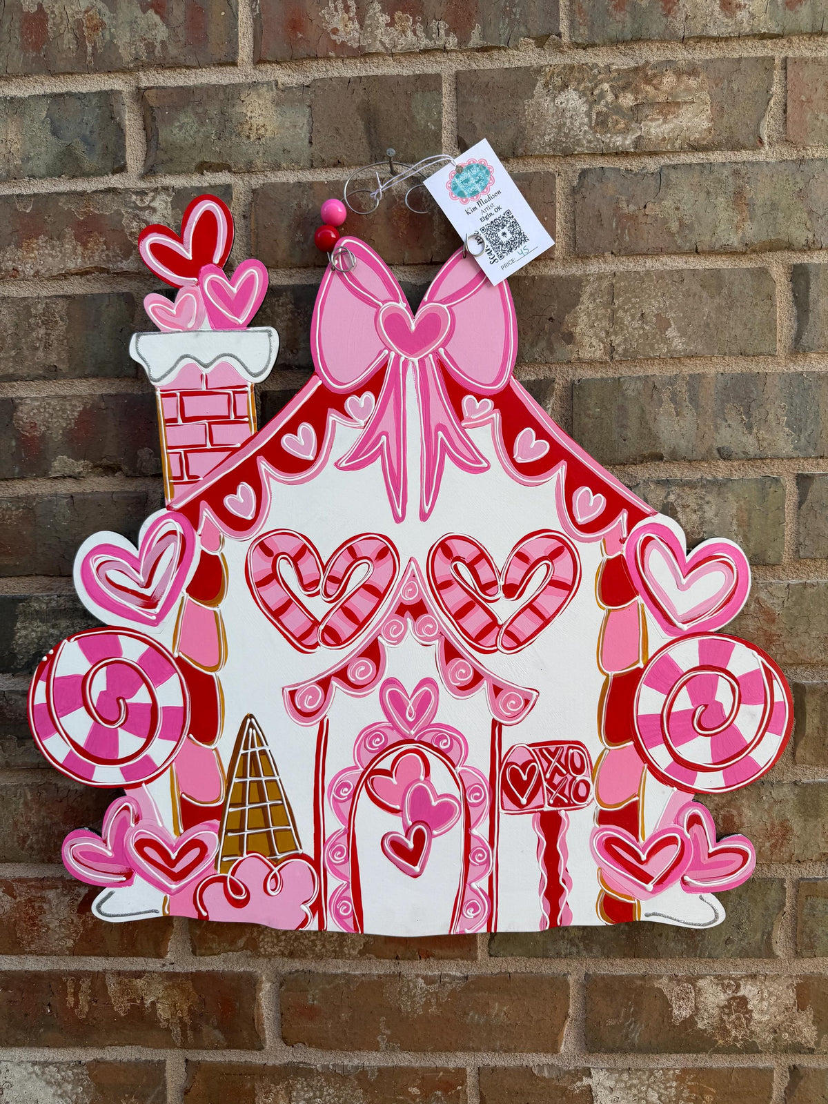 Love Shack door hanger, 22"x23"