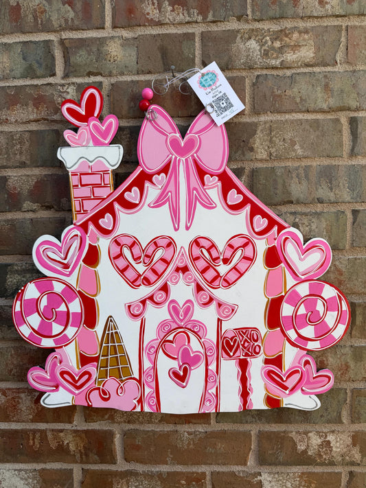 Love Shack door hanger, 22"x23"