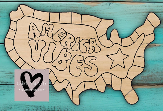 America Vibes - Painted Beauty Designs