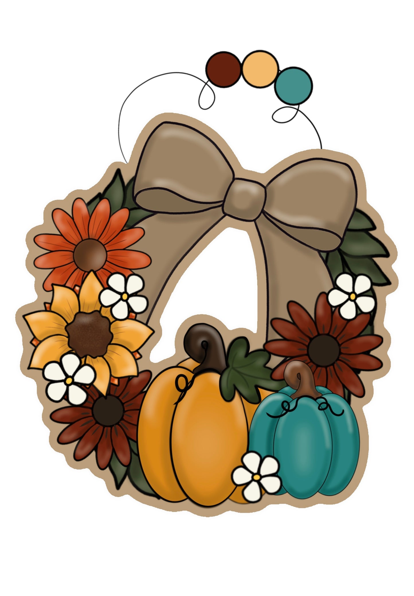 Autumn Wreath - The Perfect Palette