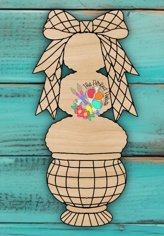 BW Checkered Topiary - The Perfect Palette