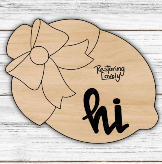 Bow Lemon - Restoring Lovely
