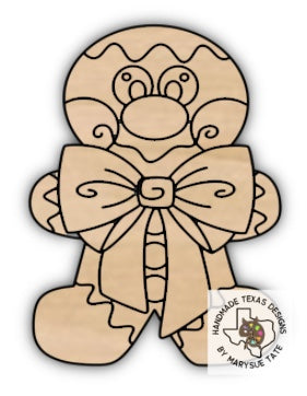 Boy Gingerbread - Handmade Texas Designs