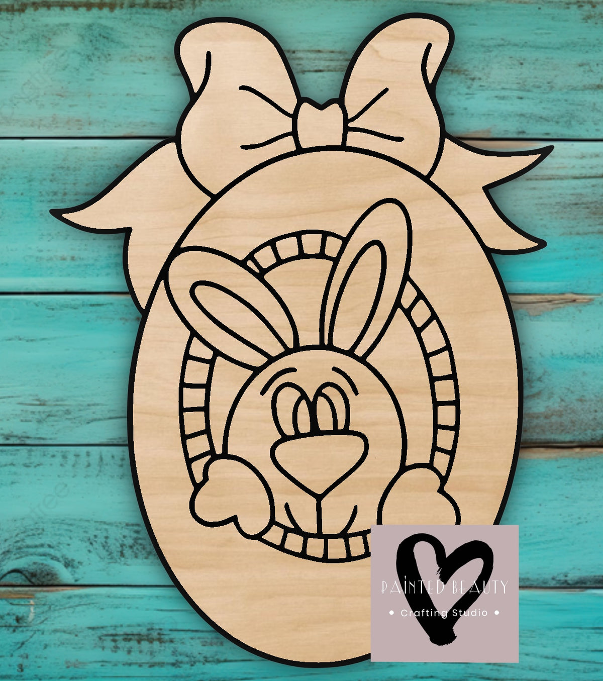 Bunny Egg - Painted Beauty Designs