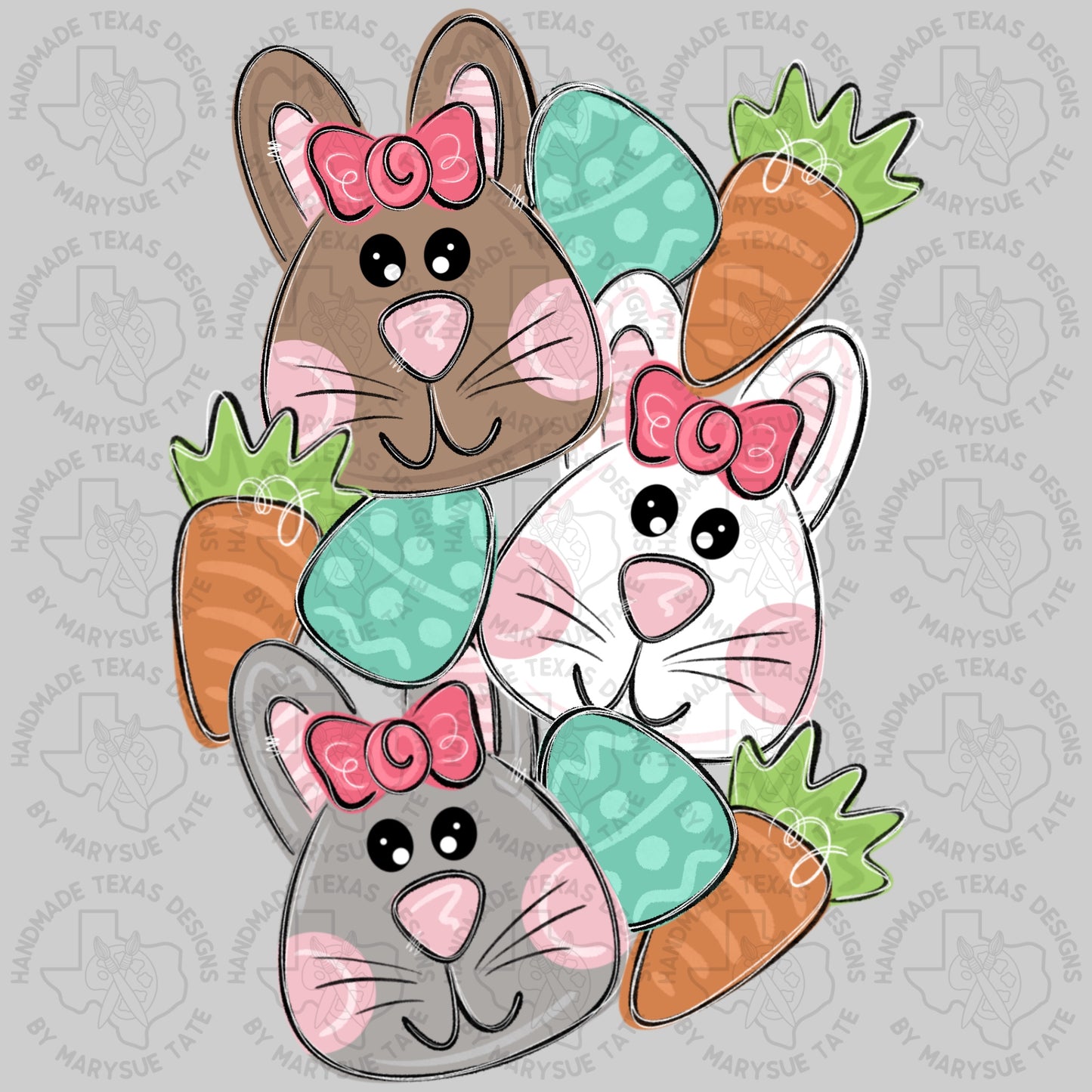 Bunny Stack - Handmade Texas Designs