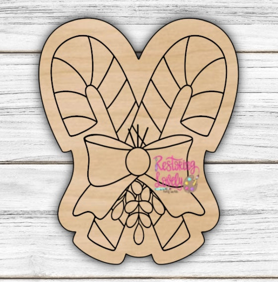Candy Canes Bow - Restoring Lovely