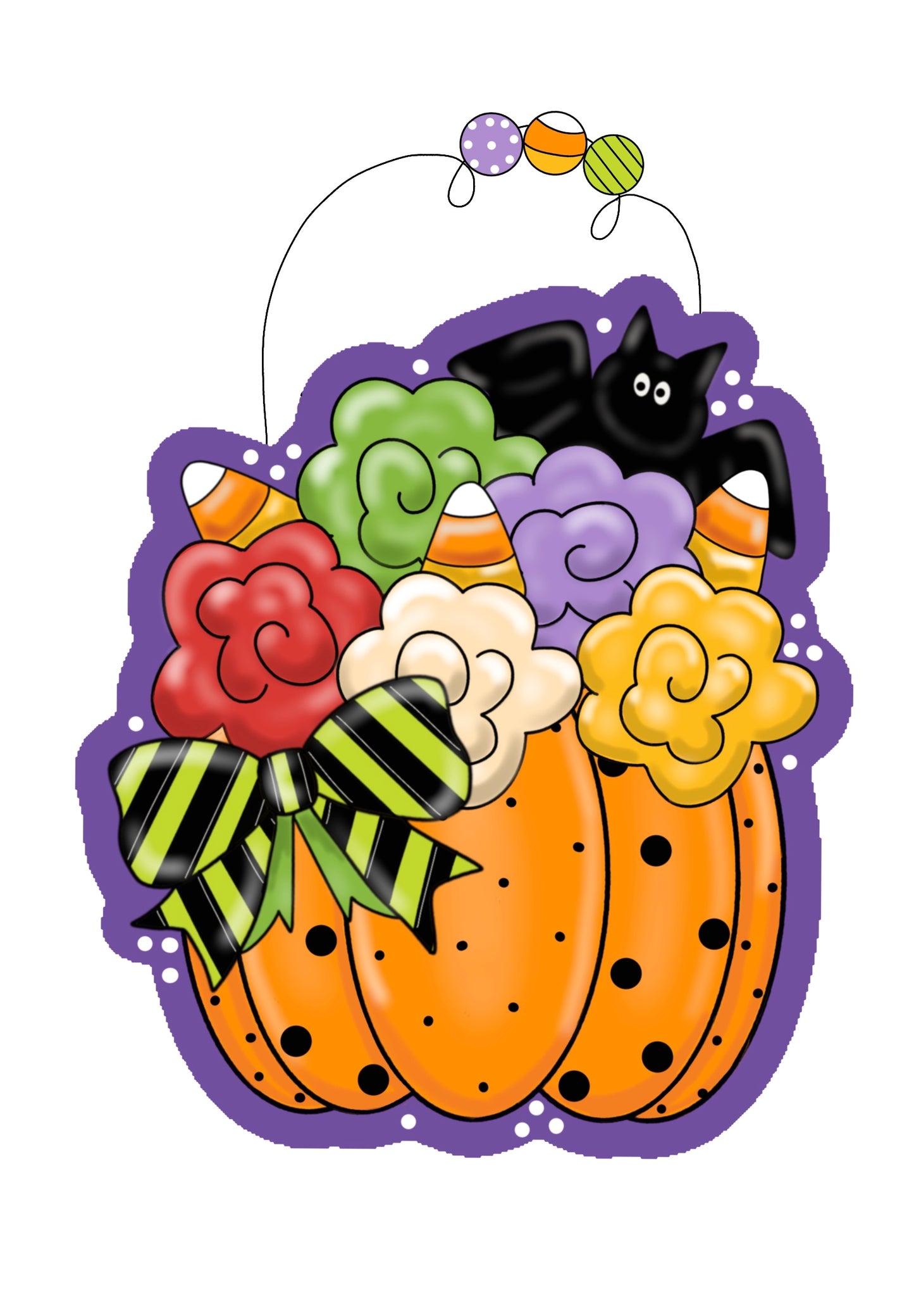 Candy Corn Blooms - The Perfect Palette
