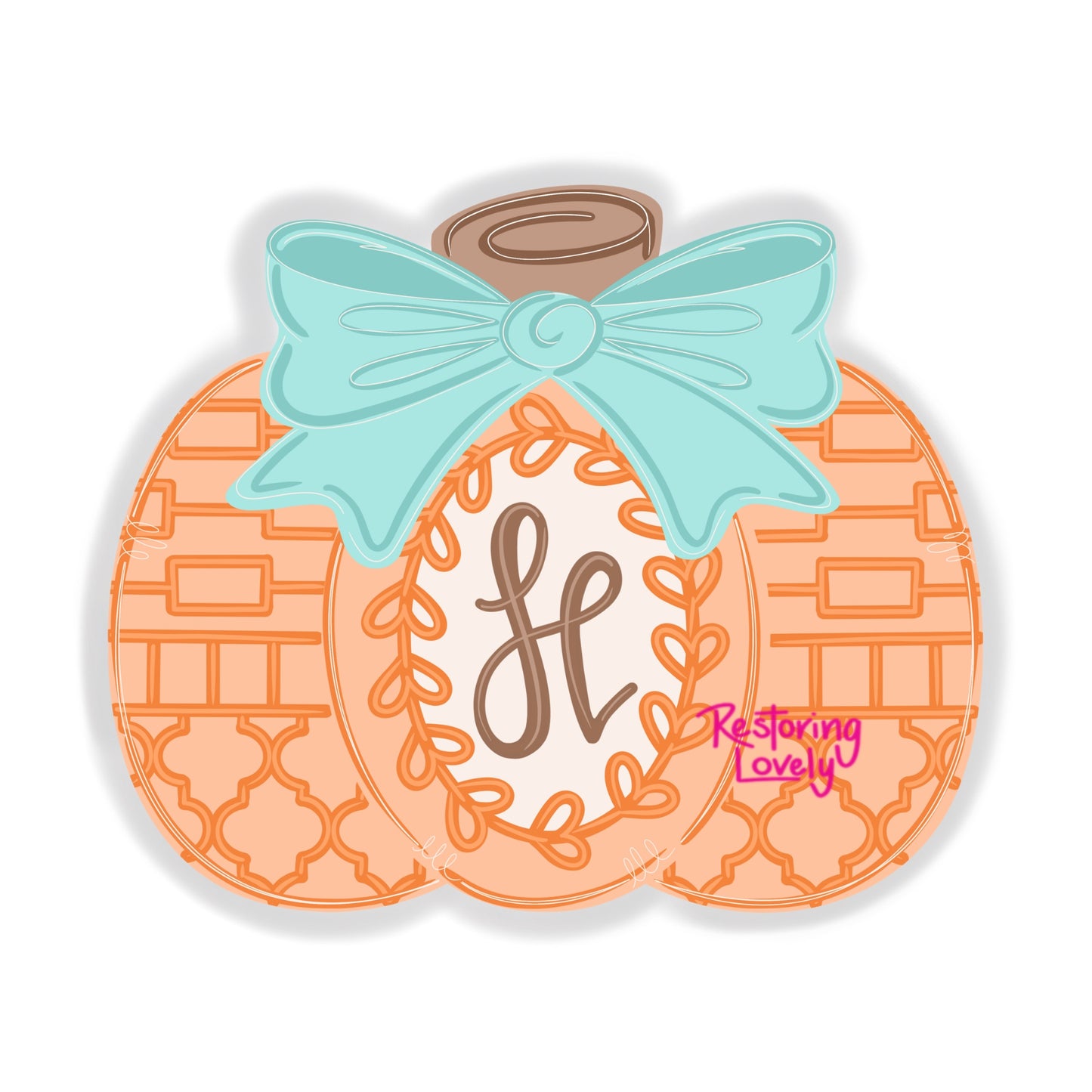 Chinoiserie Pumpkin - Restoring Lovely