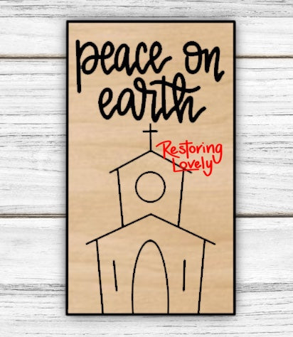 Peace on Earth Ornament - Restoring Lovely