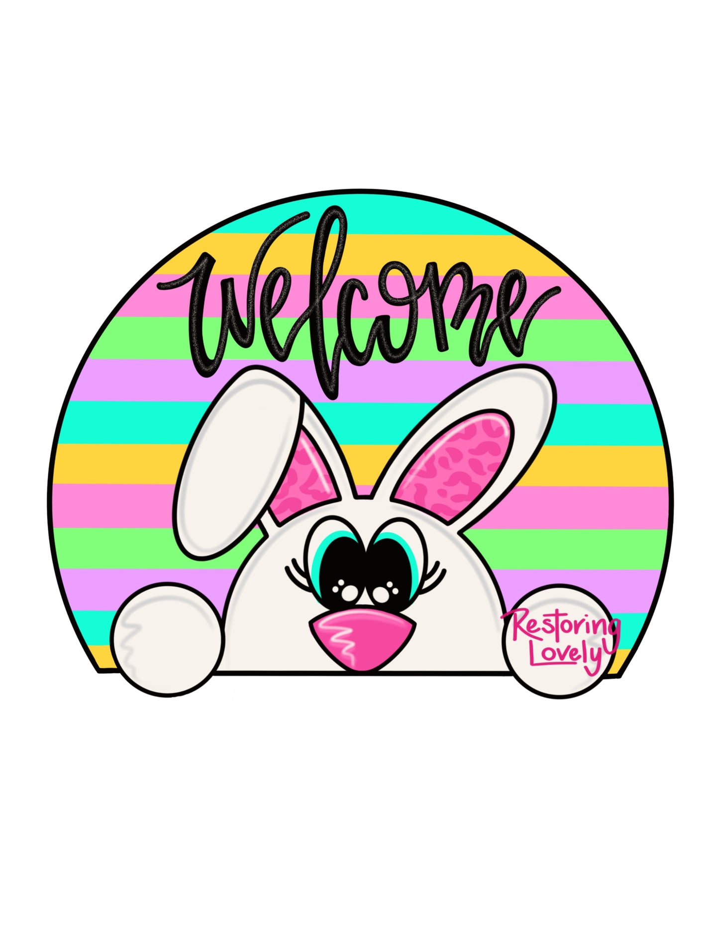 Circle Bunny - Restoring Lovely