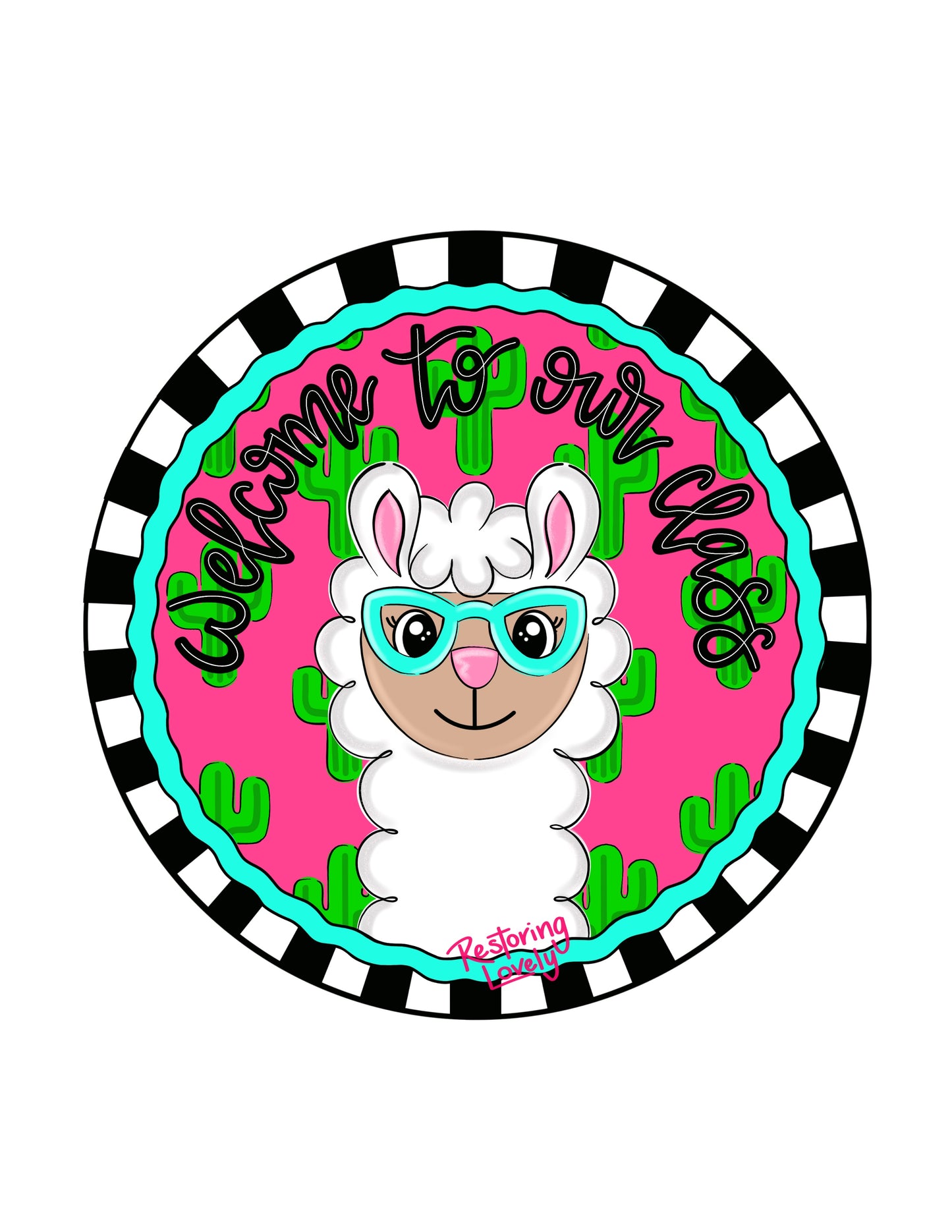 Classroom Llama -Restoring Lovely