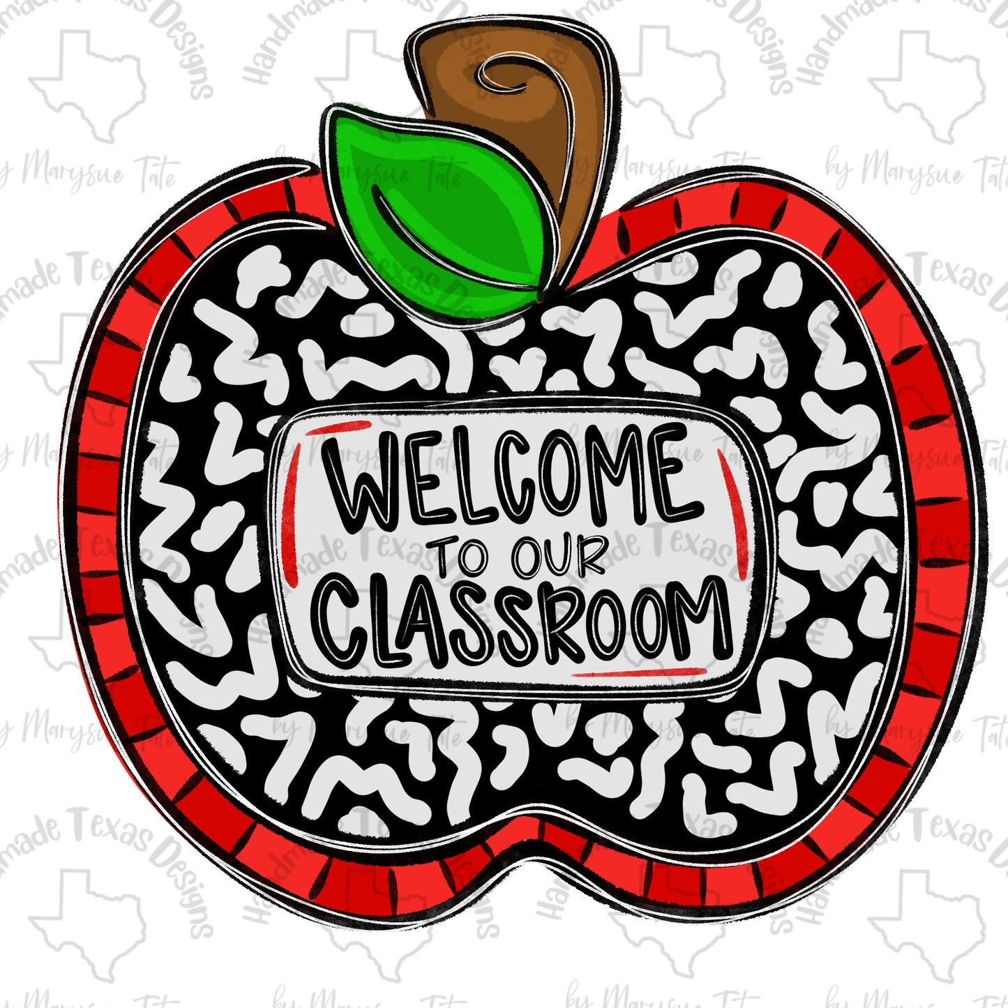 Composition Apple  - Handmade Texas Designs
