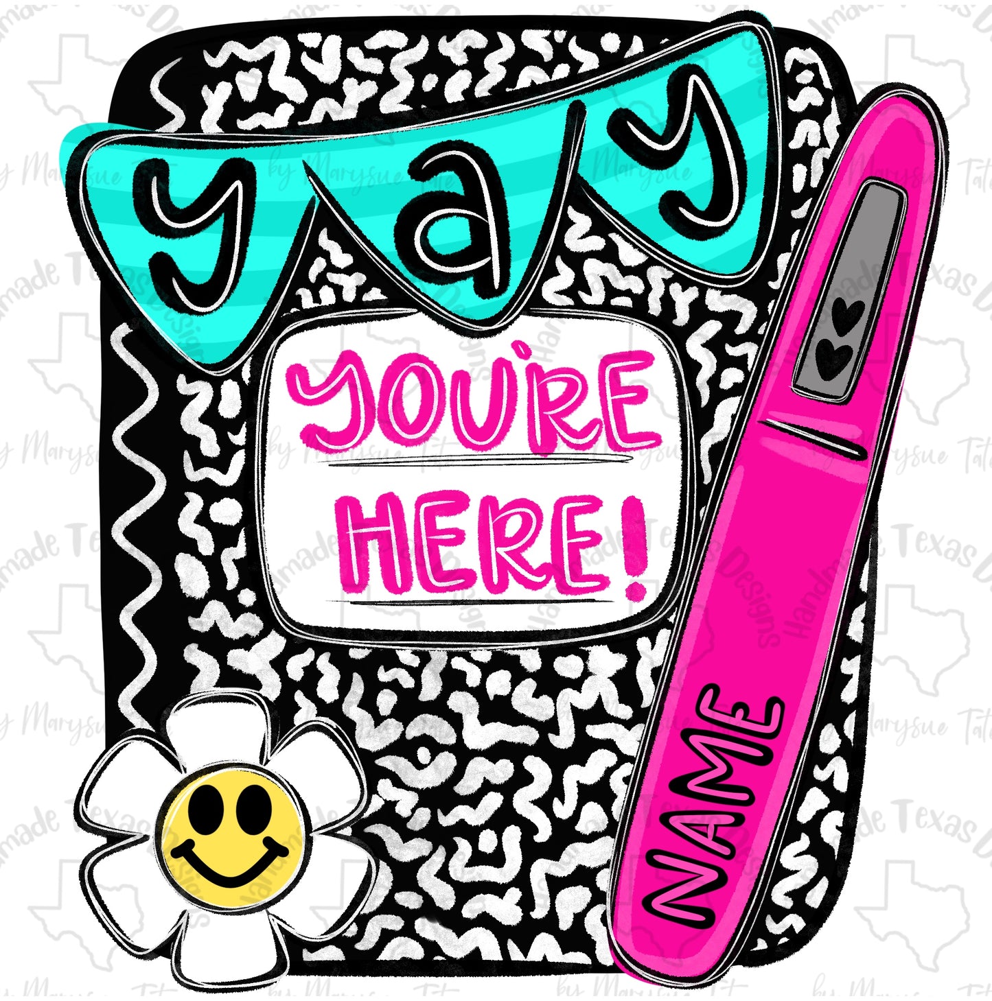 Composition Flower - Handmade Texas Designs