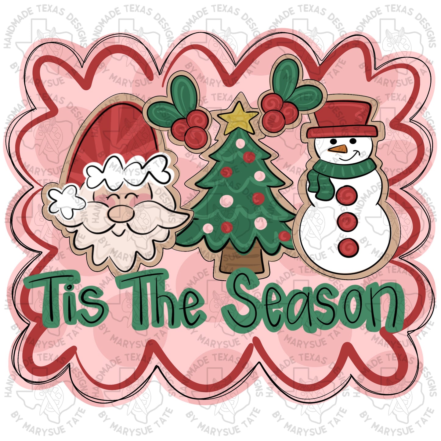 Cookies Snowman - Handmade Texas Designs