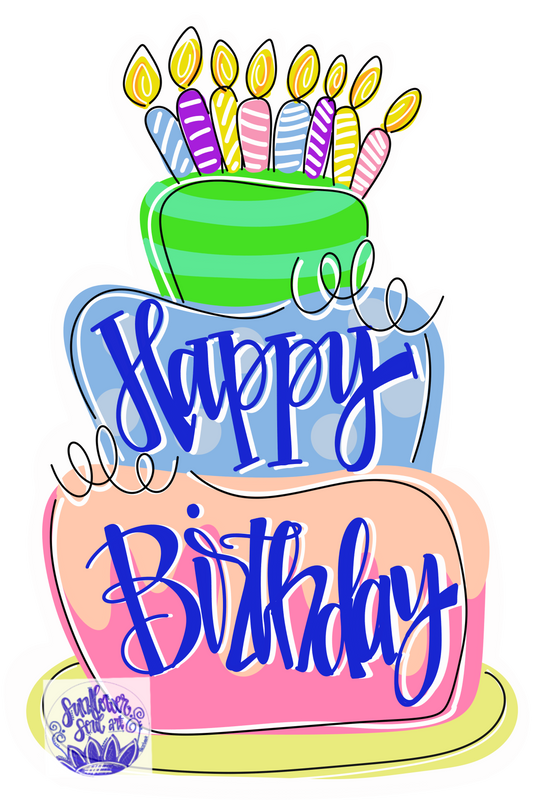 Birthday Cake - Sunflower Soul Art