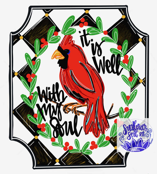 Cardinal Christmas - Sunflower Soul Art