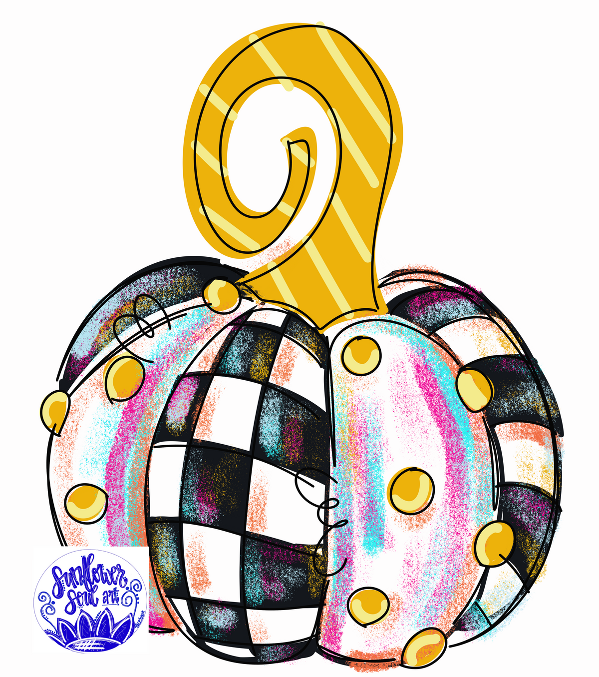 Pumpkin - Sunflower Soul Art
