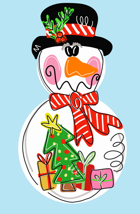Snowman - Sunflower Soul Art