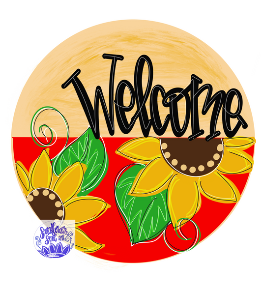 Sunflower Welcome - Sunflower Soul Art