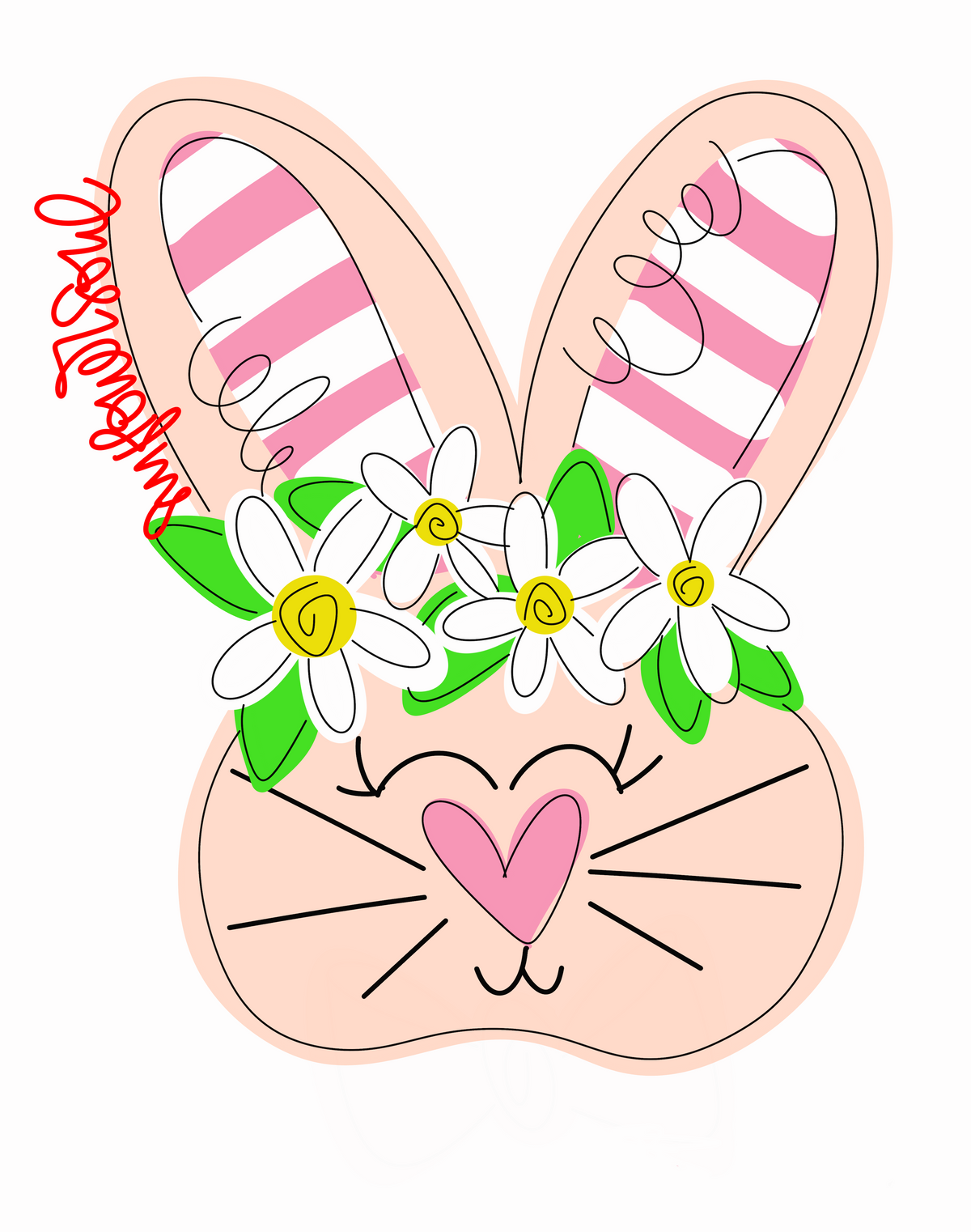 She Bunny - Sunflower Soul Art